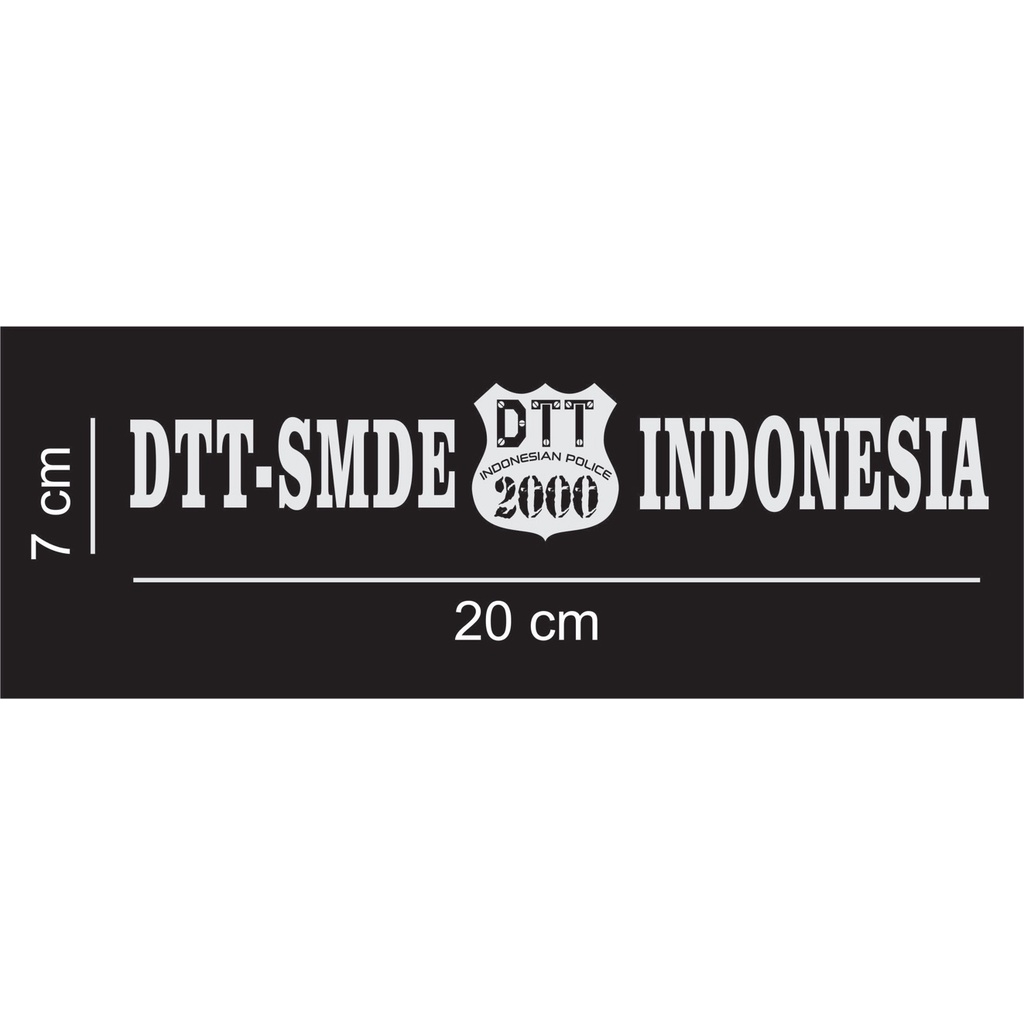 sticker DTT-SMDE INDONESIA
