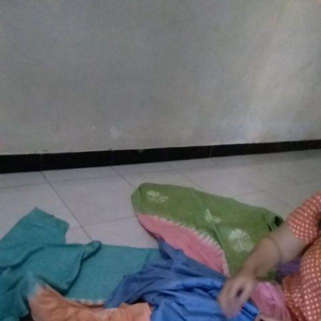 Gamis Kaos Dalena ~ Busui Baju Muslimah Batik Lengan Pendek Fashion Wanita.