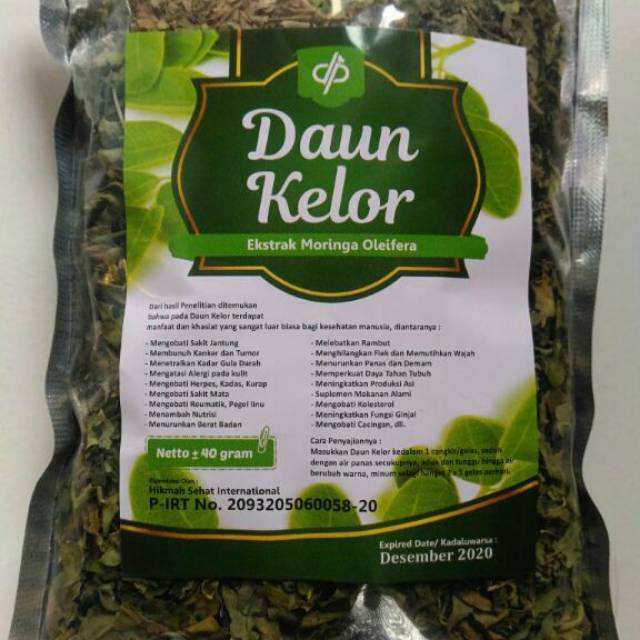

Teh seduh / cerah daun kelor