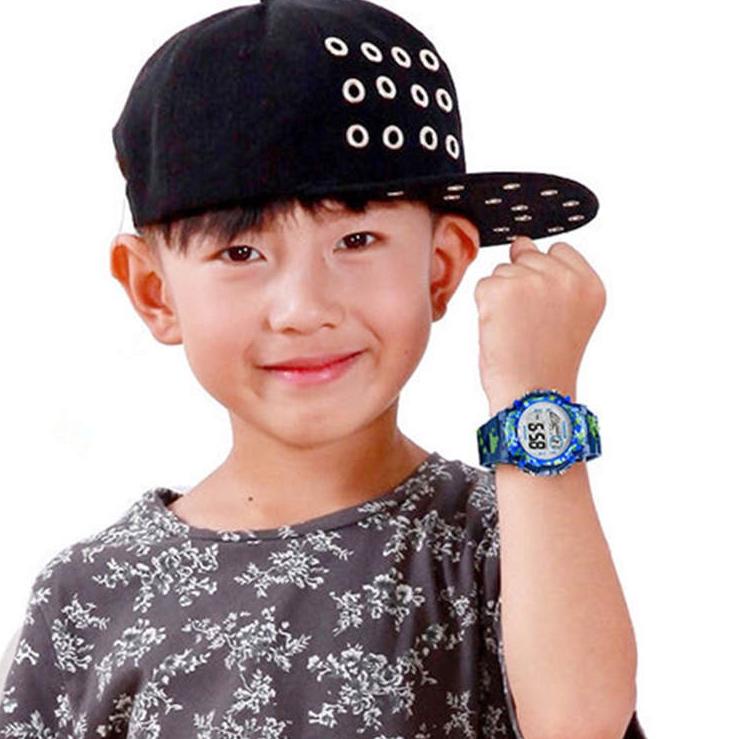 Kualitas Terpercaya Jam Tangan Pria Olahraga Digital Tahan Air LED Digital Watch Children Boy Girl Waterproof Gift Watches