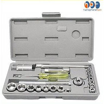 Baru ED012 - KUNCI SOCKET WRENCH SET 21PCS - OBENG SOCK TYPE 21PCS Terbaru