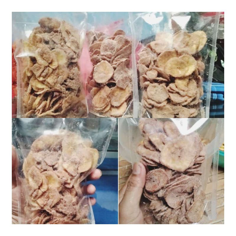 

keripik pisang rasa coklat