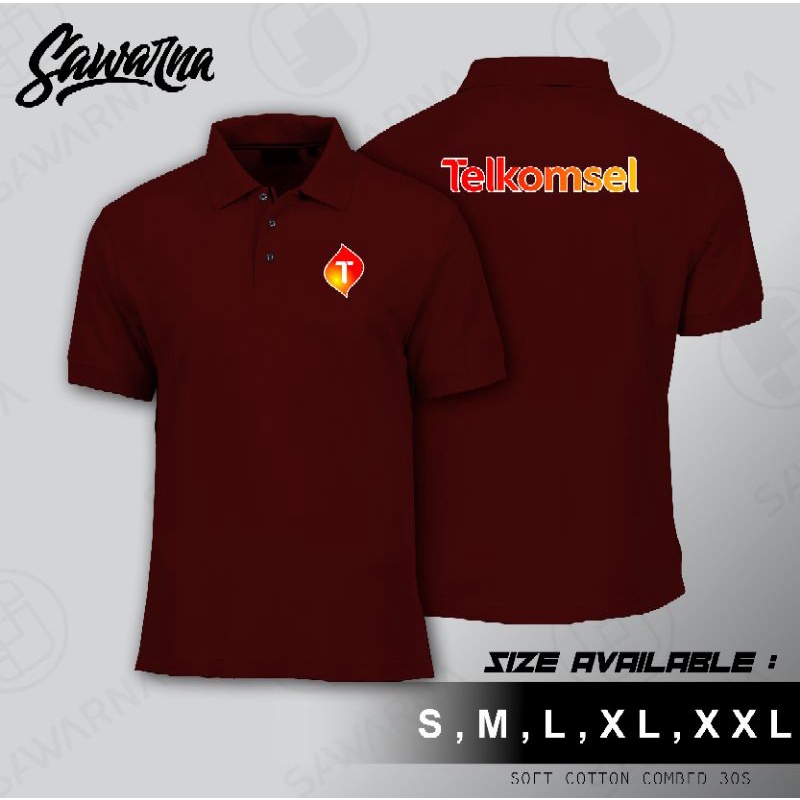 POLO SHIRT Telkomsel Polo Shirt pria | Polo Pria | Polo Distro | Polo keren