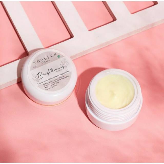 BRIGHTENING CREAM & Glowing Skin By Yoqueen Beauty (BPOM)
