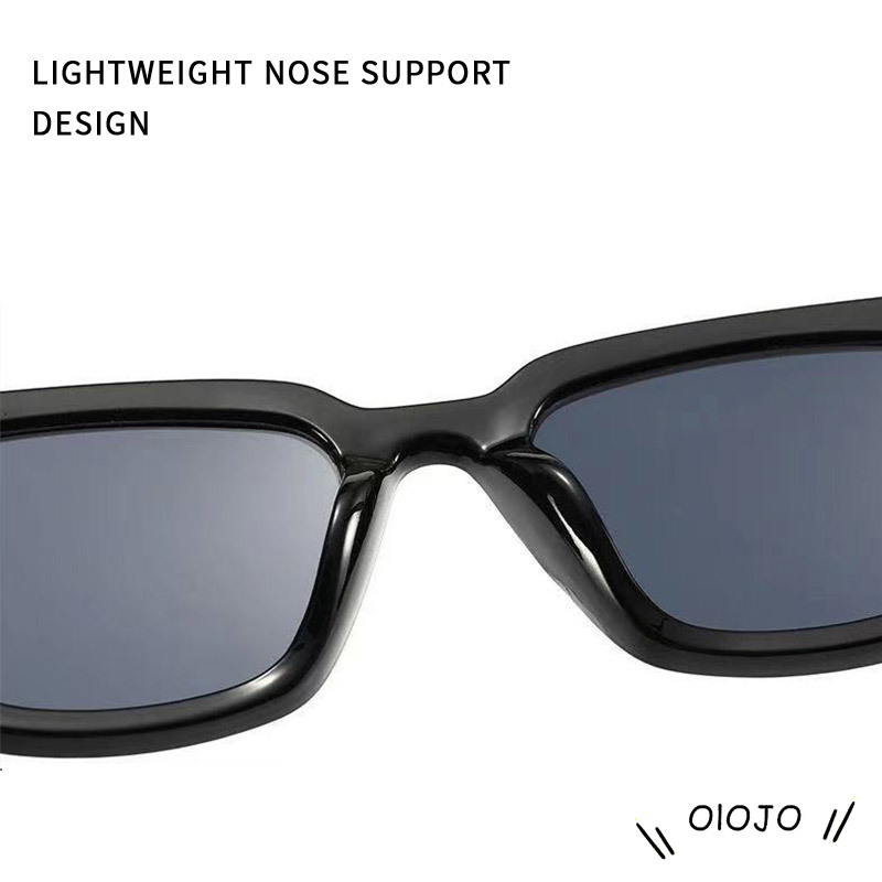 【Cash on delivery】 Kacamata Hitam Ulzzang Retro Wanita / Pria Gradien Lens - ol