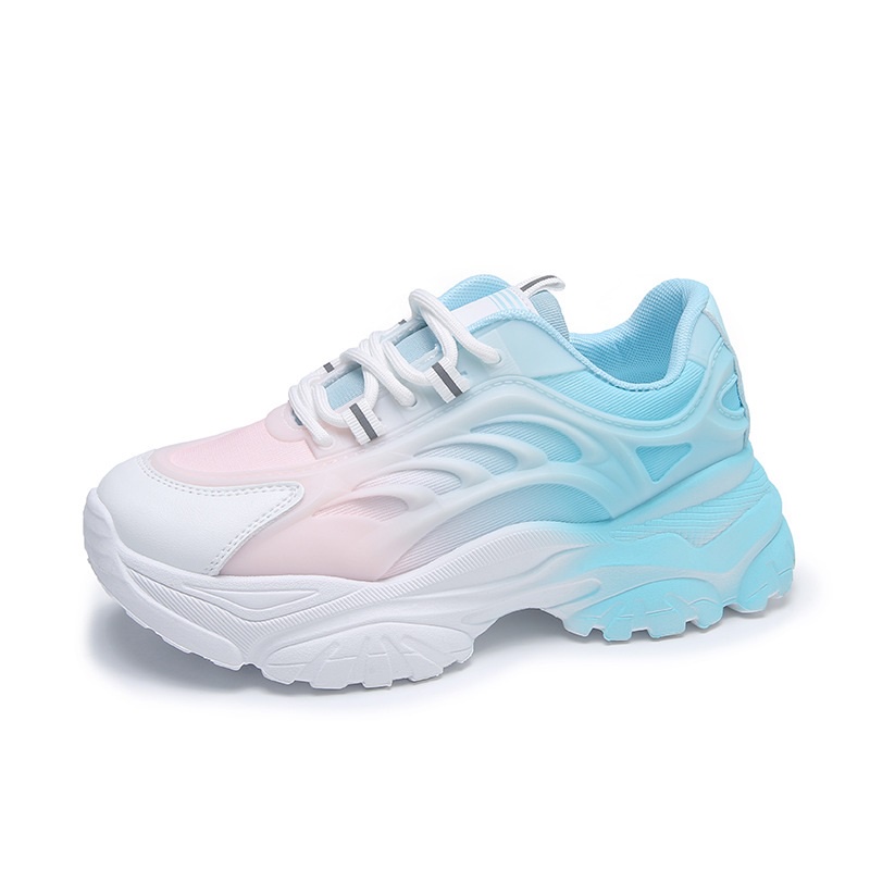 LUMMYSHOP SEPATU WANITA COLORFUL SNEAKERS IMPORT ( 2 VARIASI WARNA )