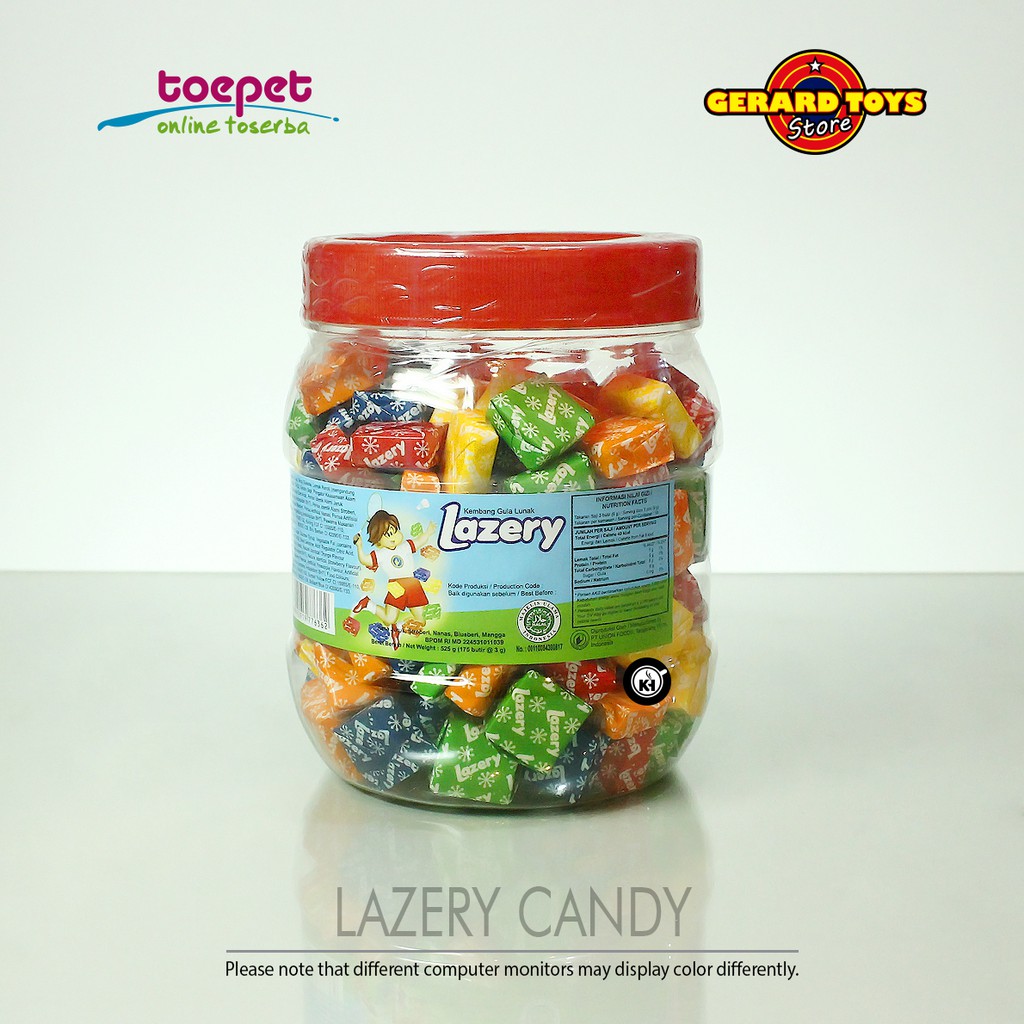 

Permen Yoghurt Lazery Sugus Toples isi 175pcs ENAKNYA MANTAP