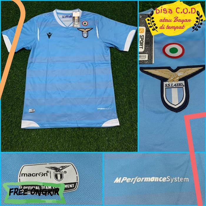 [COD]1043 JERSEY BOLA BAJU KAOS FUTSAL JERSY PRIA DEWASA MURAH SS LAZIO HOME 2020 GRADE ORI