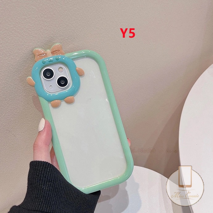 Soft Case TPU Motif Kartun Monster 3D Untuk OPPO A15 A57 A17 A16 A17K A77s A1K A54 A16 A16s A15s A55 A31 A9 A5 A35