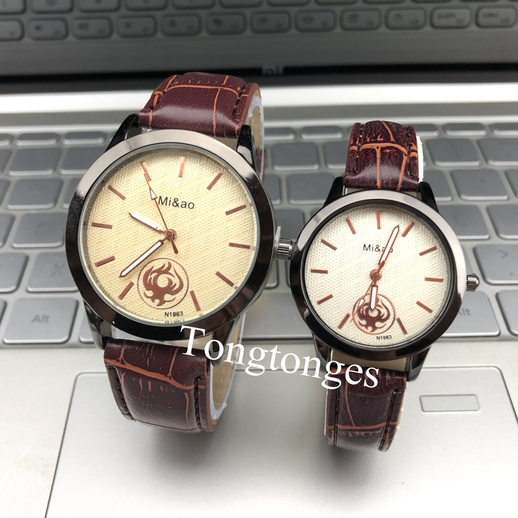 JAM TANGAN COUPLE RANTAI GRATIS BATERAI CADANGAN FASHION WATCH