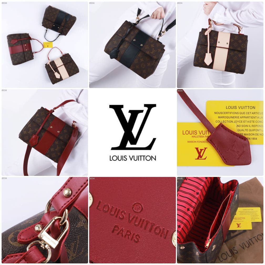 COD ❤️ Tas Wanita LV Louis Vuitton Premium Cluny BB Handbag Dustbag crossbodybag