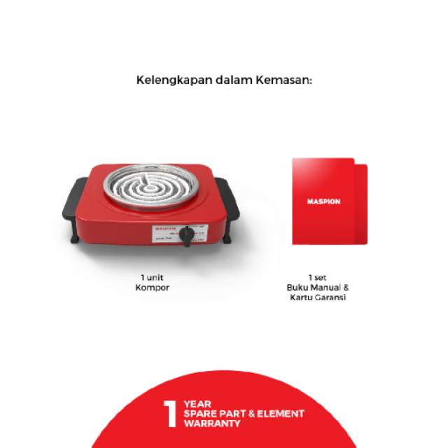 Kompor Listrik Maspion S300