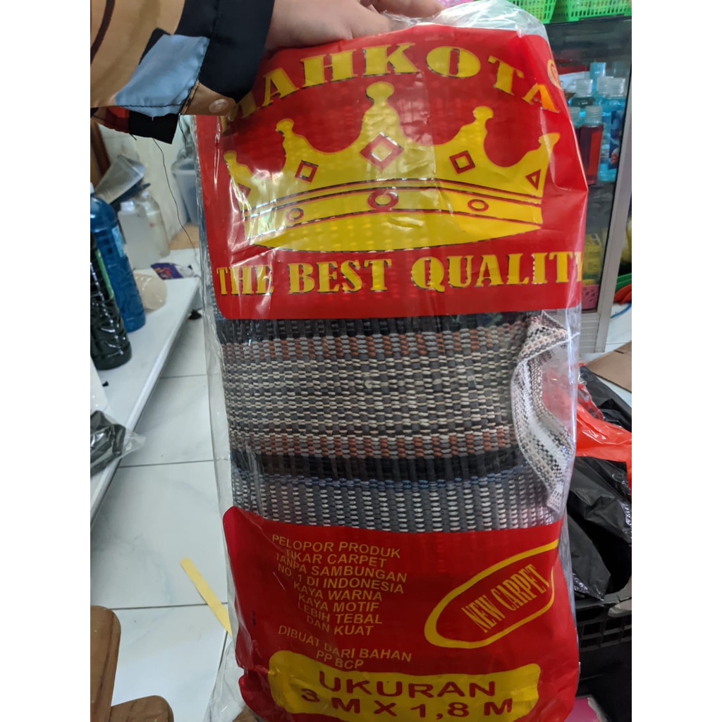 Tikar Lipat Tanpa Sambungan - Tikar Tenun - Tikar Piknik - Tikar Gulung - Tikar Hajatan Tanpa Sambun
