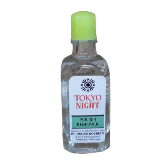 Tokyo Night Nail Polish Remover / Pembersih kutek KACA 20 50 ml