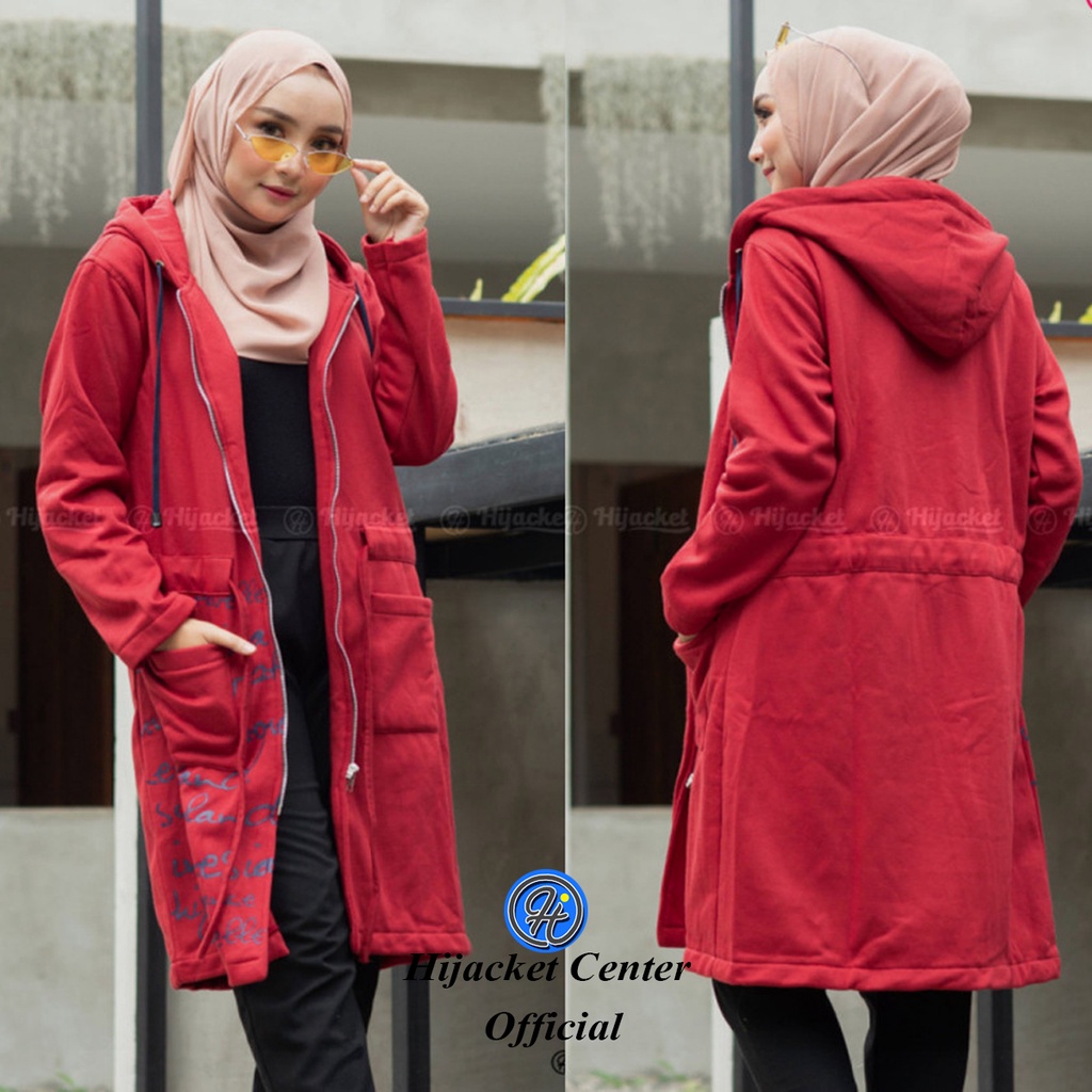 100% ORIGINAL - Jaket Sweater Wanita Muslimah Hijaber - Hijacket Urbanashion- Hijab Hijabers Panjang