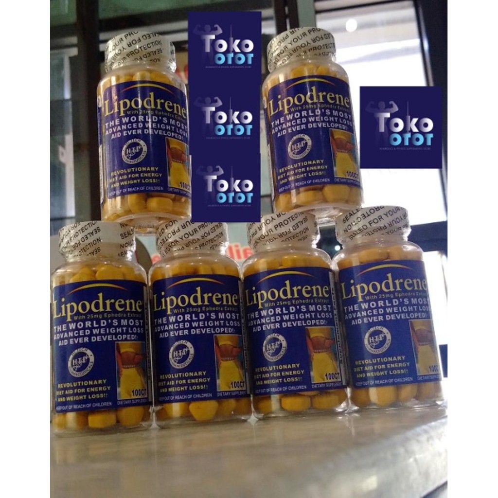 Unik Suplemen Fitness Pembakar Lemak LIPODRENE 100 CT Hi Tech Pharma Diskon