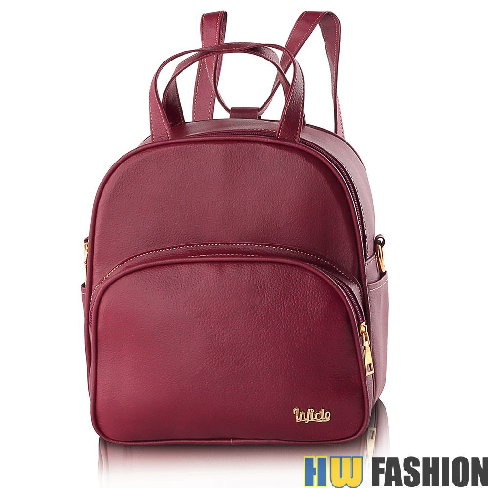 Inficlo - INF 648 Tas Punggung Ransel Wanita Marun murah original cibaduyut keren