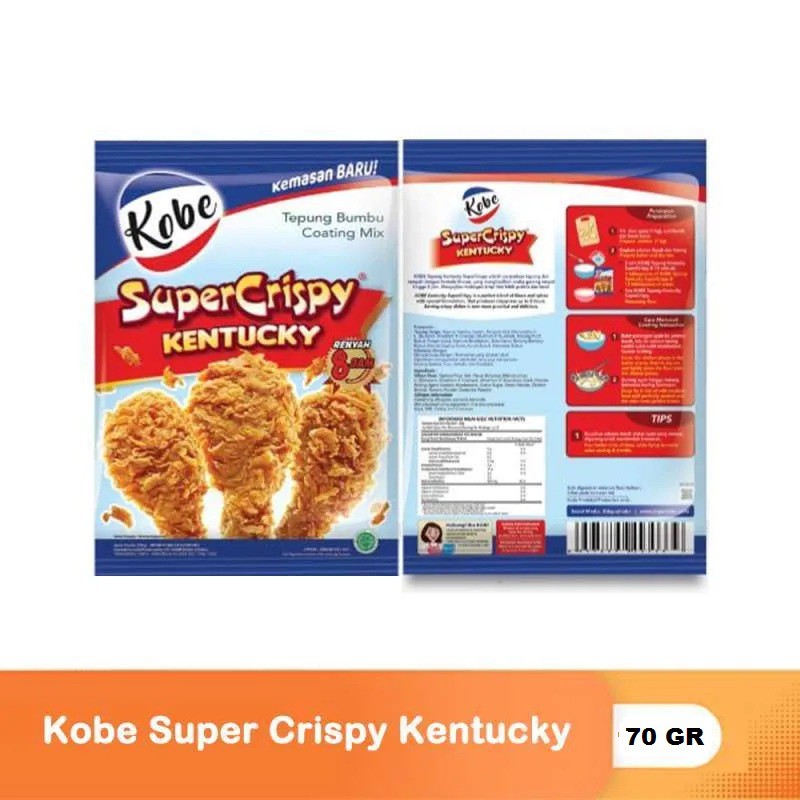 

Kobe Tepung Ayam Kentucky Super Crispy 70 gr