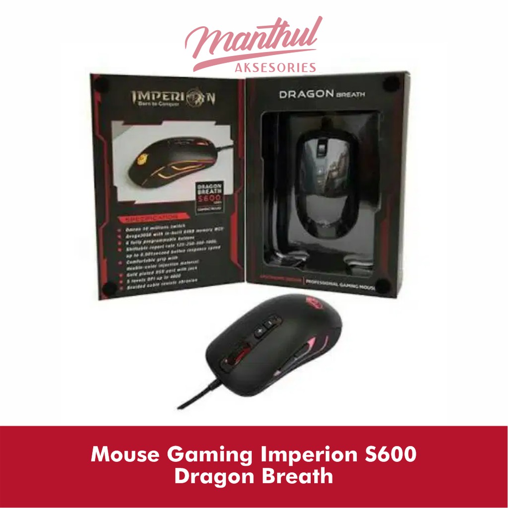 Mouse Gaming Imperion S600 Dragon Breath