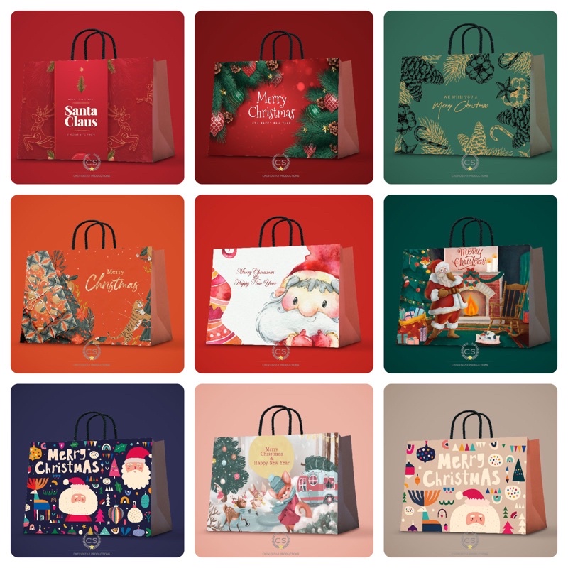 

paper bag Christmas jumbo/Paper bag kado/paper bag kertas kado/goodie bag/tas kado paper bag/paper bag kado ulang tahun/tas kertas/hampers birthday/souvenir ultah/paperbag custom/paper bag lucu/tas goodie bag