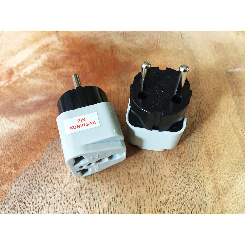 Steker Kaki 3 ke Kaki 2 Colokan kaki 3 Adapter Converter