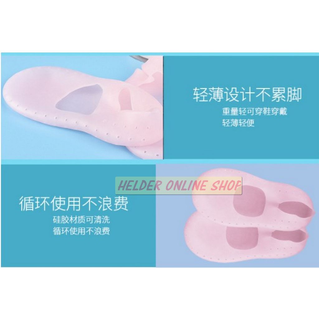 PELINDUNG KAKI SILICONE KAOS KAKI PANTAI ANTI NYERI TUMIT