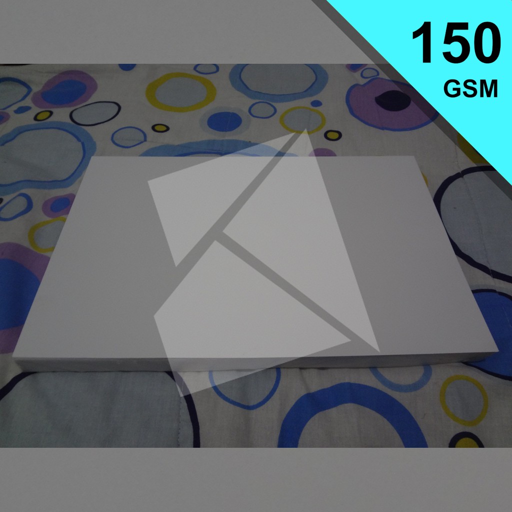 KERTAS BC PUTIH F4 150gr PAKET 100 LEMBAR