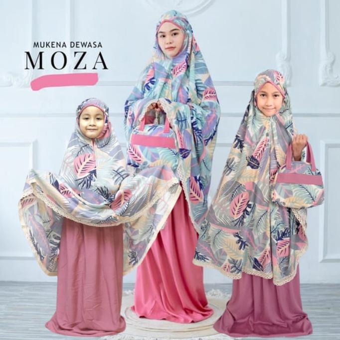 Mukena Anak Katun premium Motif Karakter Bunga