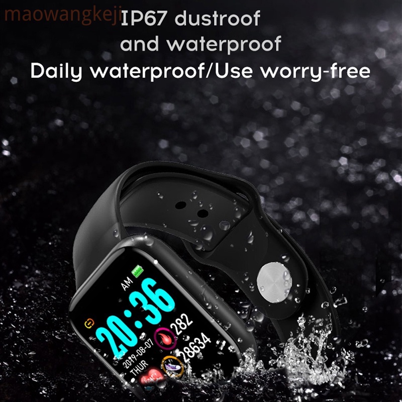 SmartWatch Y68 Bluetooth Sports Smartband  Waterproof Heart Rate Fitness Tracker