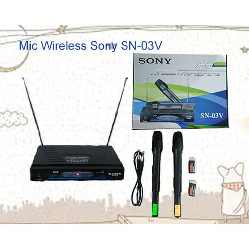 microphone wireless Sony