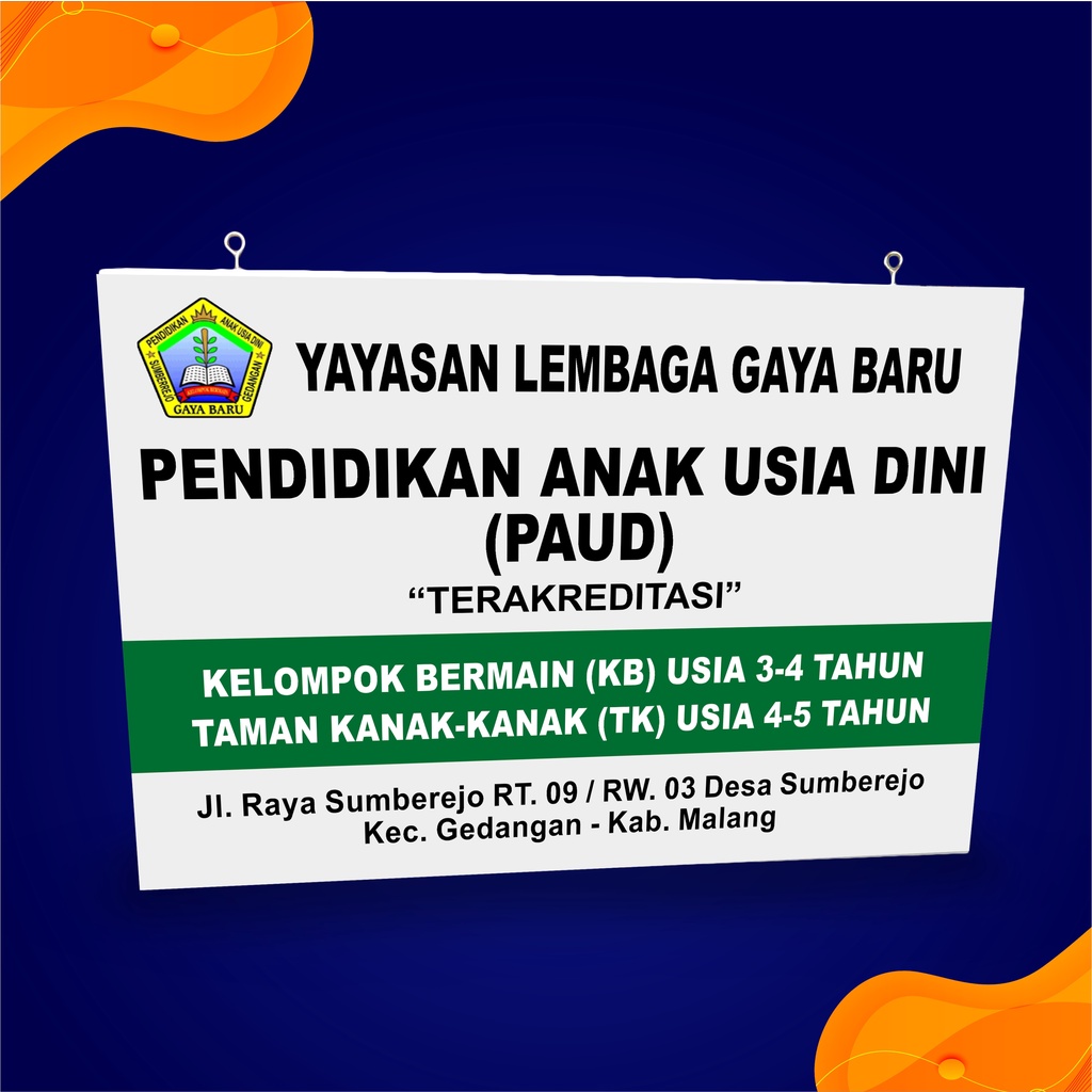 

PAPAN NAMA YAYASAN / ORGANISASI