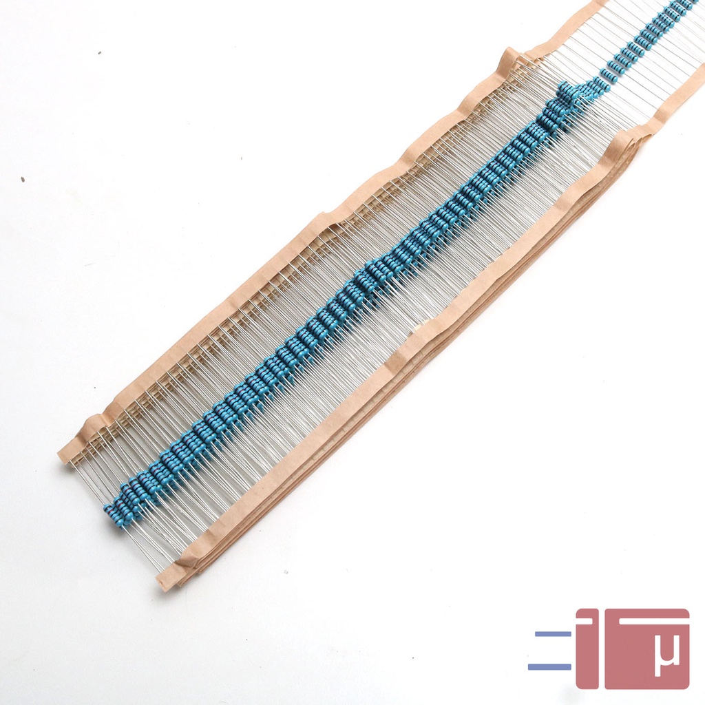 x10 Resistor 18K 1/2W Metal Film 1% Taiwan Kaki Tembaga