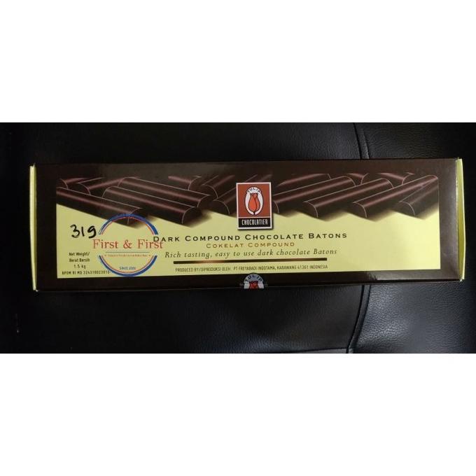 

Coklat Stick Baton Tulip Dark Compound Chocolate Batons