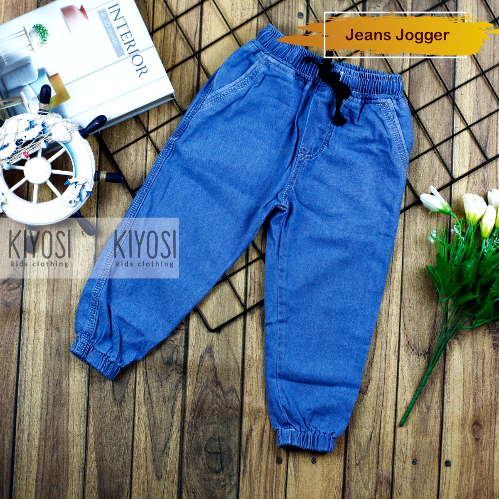 KIYOSI Celana Jeans Joger Panjang Anak Unisex 1 - 6THN