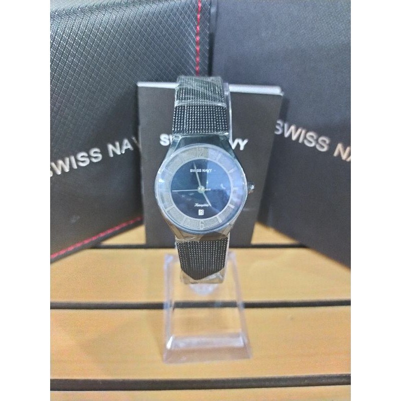 Swiss Navy SN6816L Jam Tangan Pasir Stainless Steel  / Swiss Navy / Swiss Army / SN 6816 L