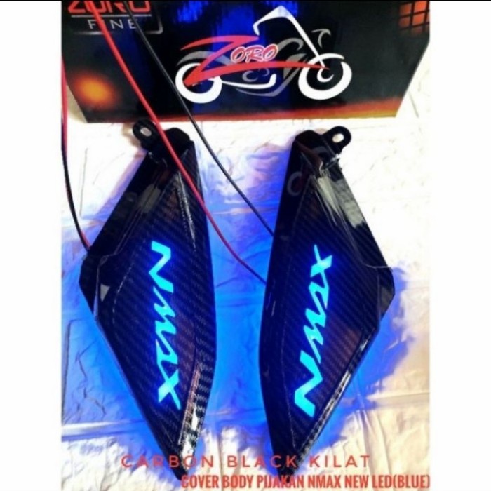 Cover Body Samping Body Pijakan New Nmax 2020 2021 Carbon LED Zoro