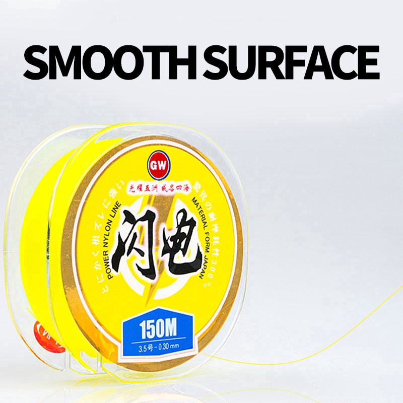 Fishing Line 150M Super Strong Nylon Fishing Line Japanese Durable Monofilament Rock Sea Fishing Line