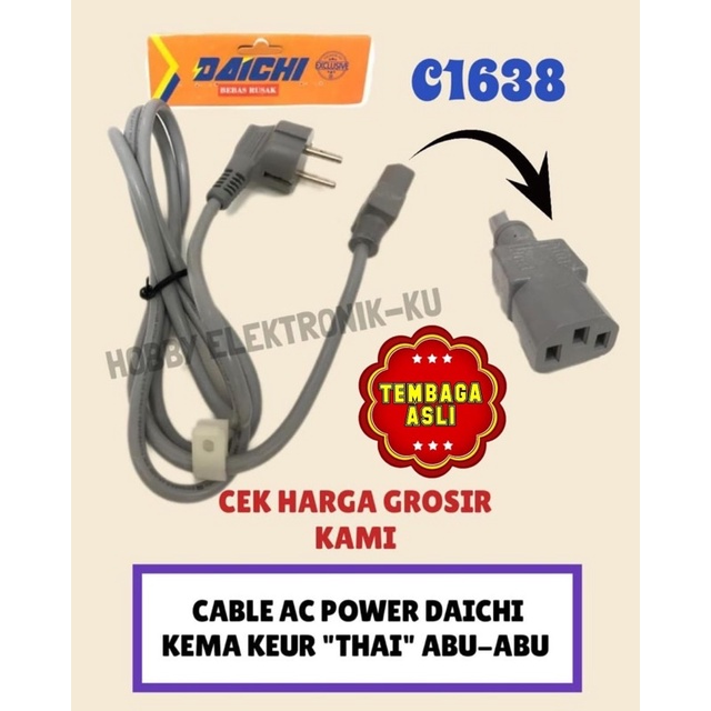 CABLE AC POWER DAICHI KEMA KEUR “THAI” ABU-ABU