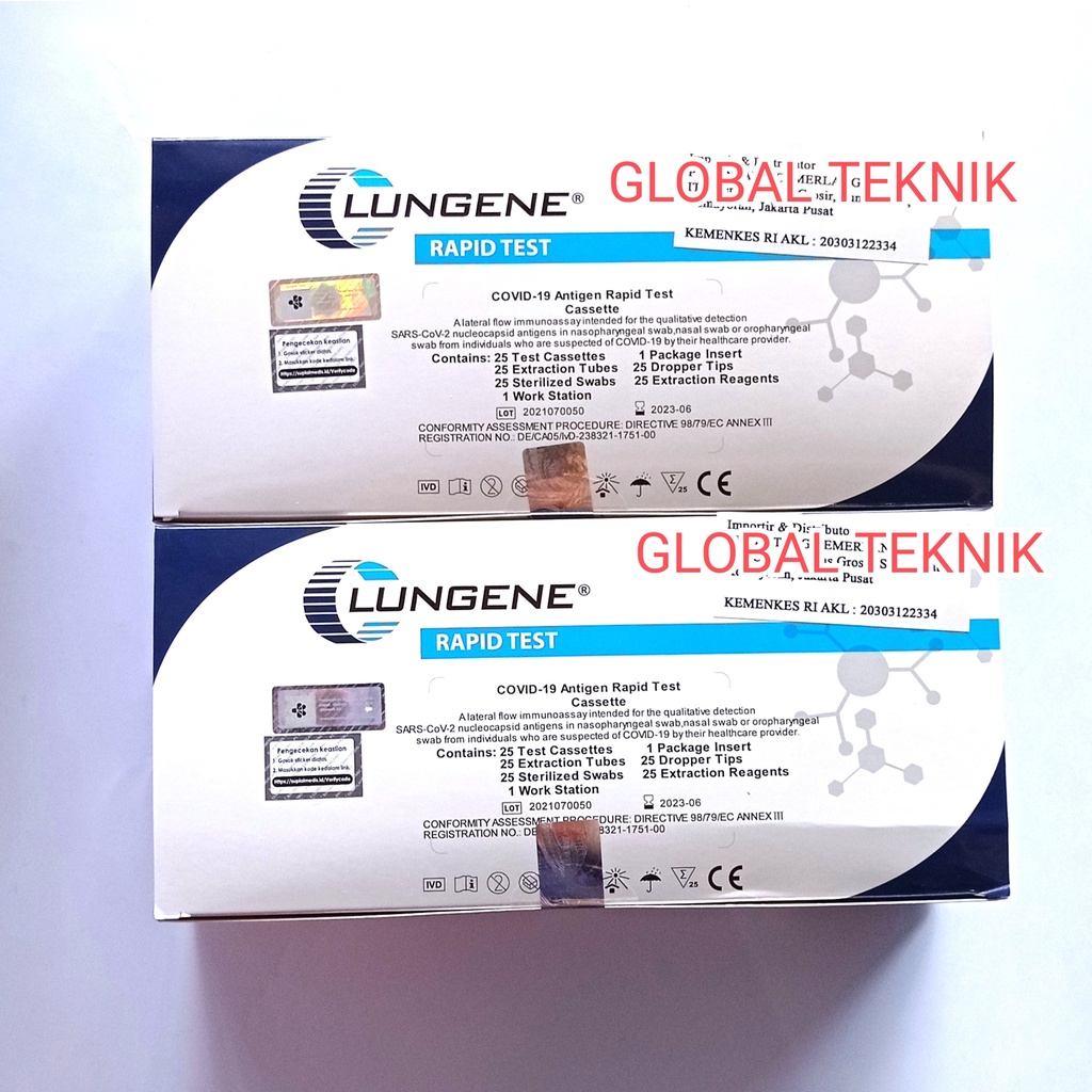 Lungene Clungene Rapid Test Swab