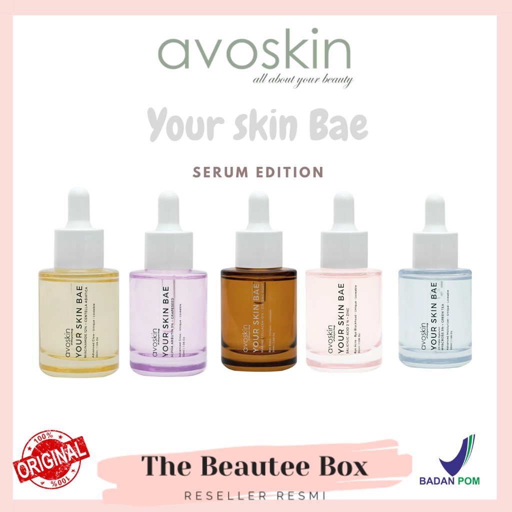 AVOSKIN YSB Your Skin Bae SERUM TONER Niacinamide Salicylic Acid