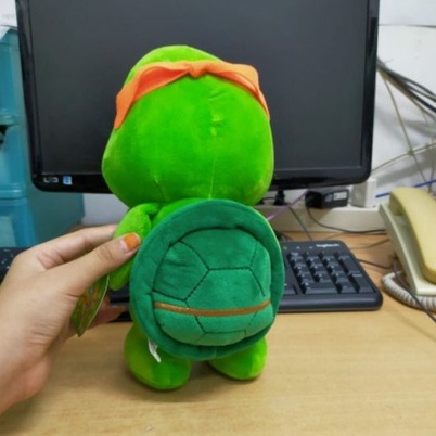 Boneka Kura Kura Ninja Size 8&quot;/25cm/boneka turtle/boneka animal/boneka lucu