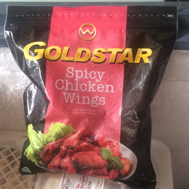 

Spicy chicken wings gold star