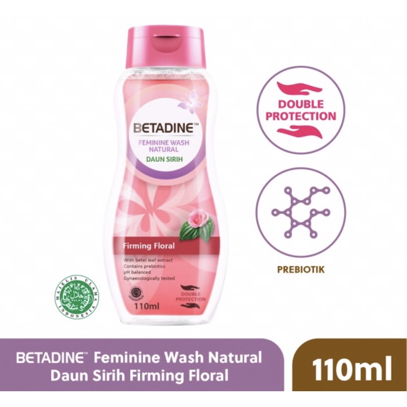 Betadine feminine wash natural 110 ml ( antiseptik sirih area kewanitaan )