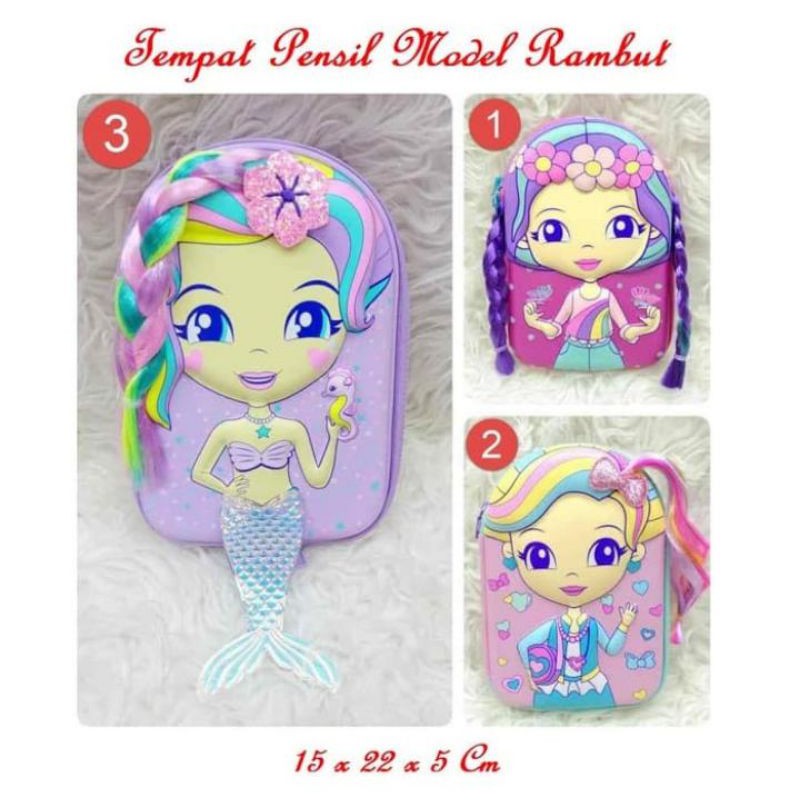 

KOTAK PENSIL TEMPAT PENSIL ATK ANAK SEKOLAH MODEL SMIGGLE MERMAID