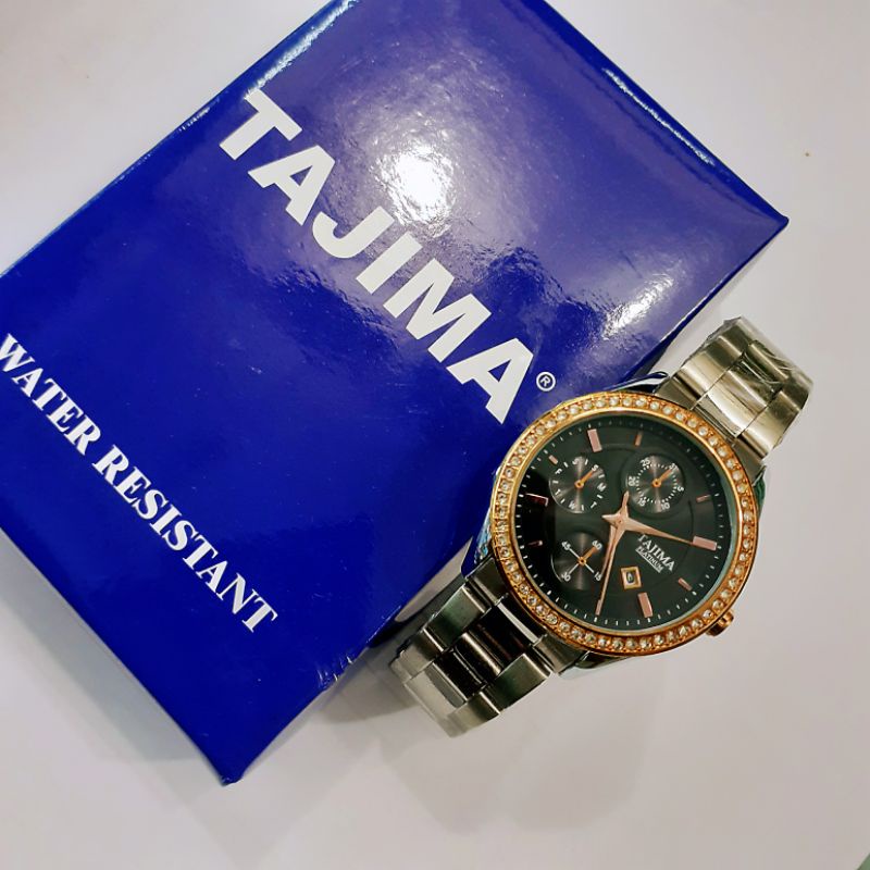 [ ORI ] JAM TANGAN TAJIMA PLATINUM // TGL // ANTI AIR