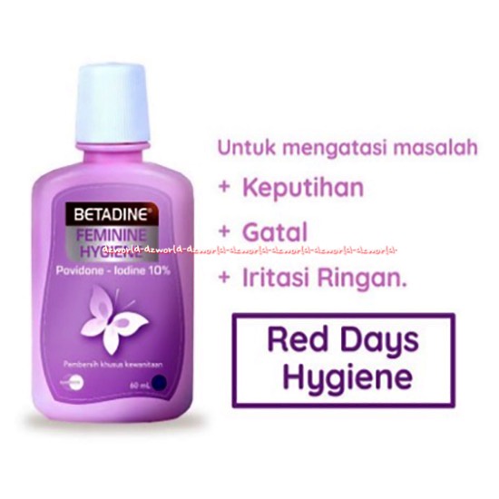 Betadine Feminine Hygiene Povidone 60ml Membunuh Kuman Dan Jamur Untuk Keputihan Betadin Wanita Pembersih Kewanitaan