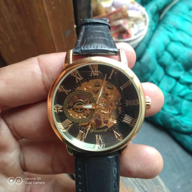 jam tangan FORSINING mekanik SKELETON