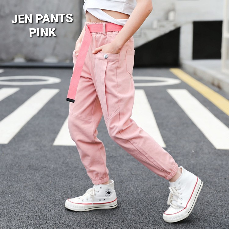 JEN PANTS / CELANA PANJANG JOGER ANAK PEREMPUAN IMPOR KOREA / CELANA PANAJNG CASUAL REMAJA IMPORT