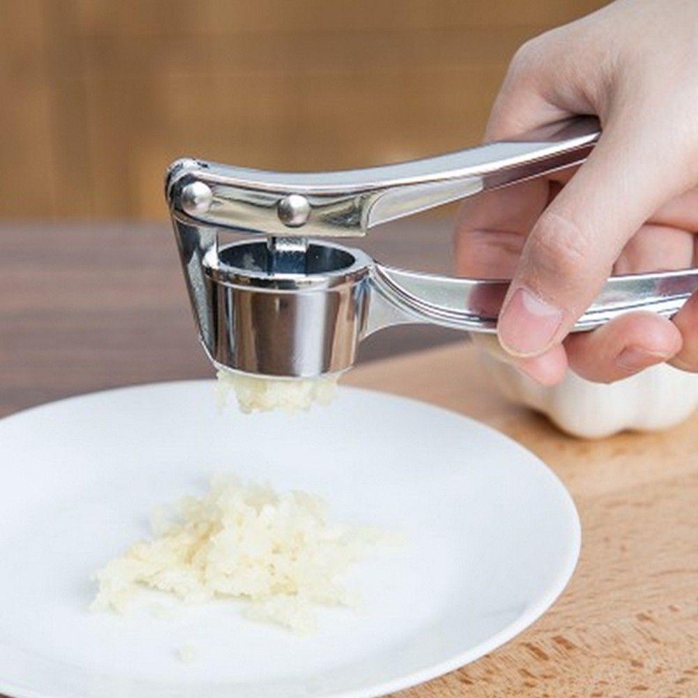 [Elegan] Garlic Tools Aksesoris Peralatan Mudah Menekan Penghancur Alat Stainless Steel