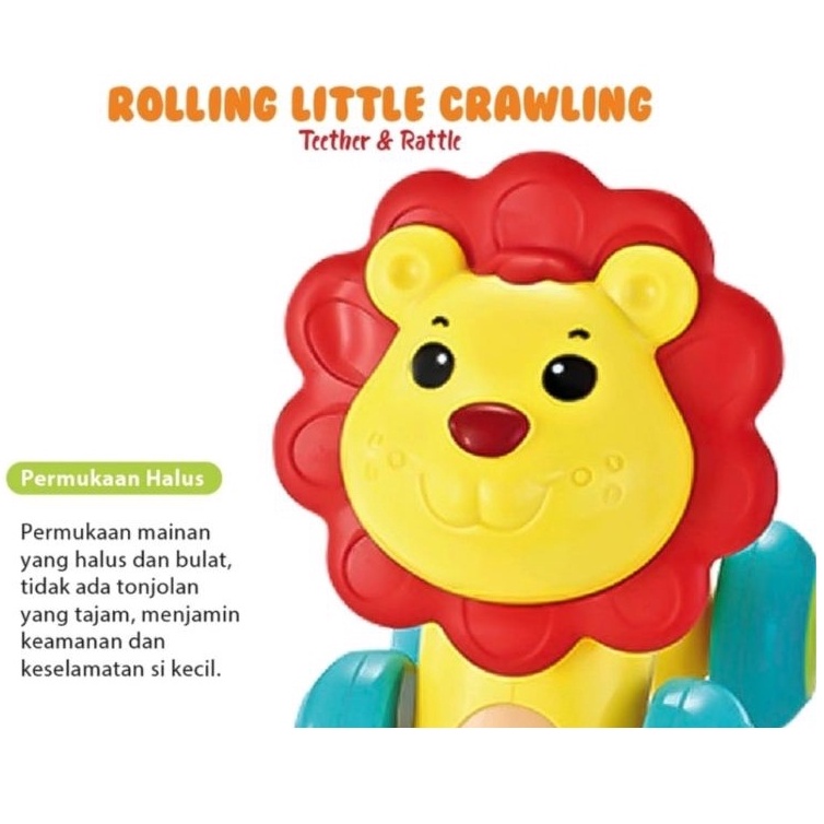 Little Crawling Friends Rattle Teether / Mainan Edukasi Anak